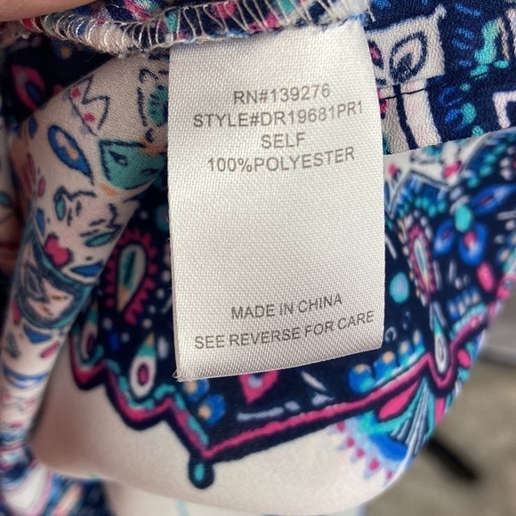 DR 2 Anthropologie Boho Floral Blouse with CutOut Detail on Back - Picture 7 of 8